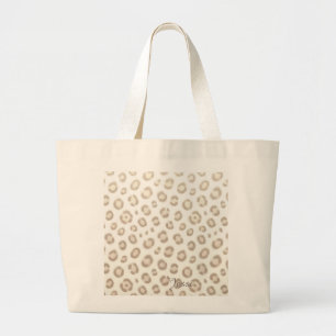 Bolsa Tote Grande Padrão Luxuoso de Animal Macio Impressão de Anim