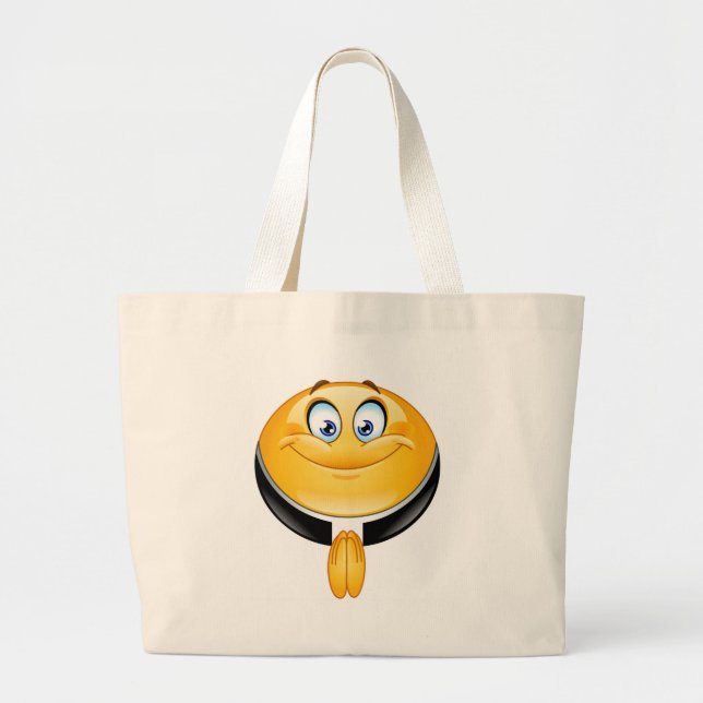 Bolsa Tote Grande padre emoji (Frente)