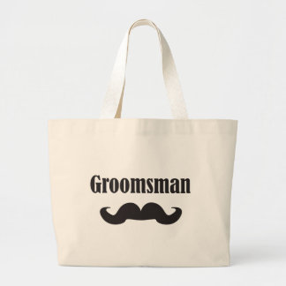 Bolsa Tote Grande Padrinho de casamento do bigode