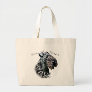 Bolsa Tote Grande Pai 2 de Terrier de azul de Kerry