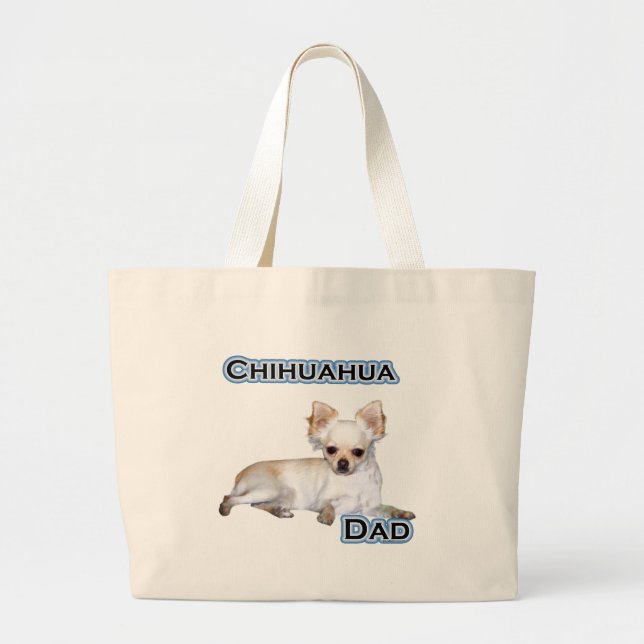 Bolsa Tote Grande Pai 4 Chihuahua (Frente)