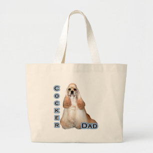 Bolsa Tote Grande Pai 4 do Cocker(buff)