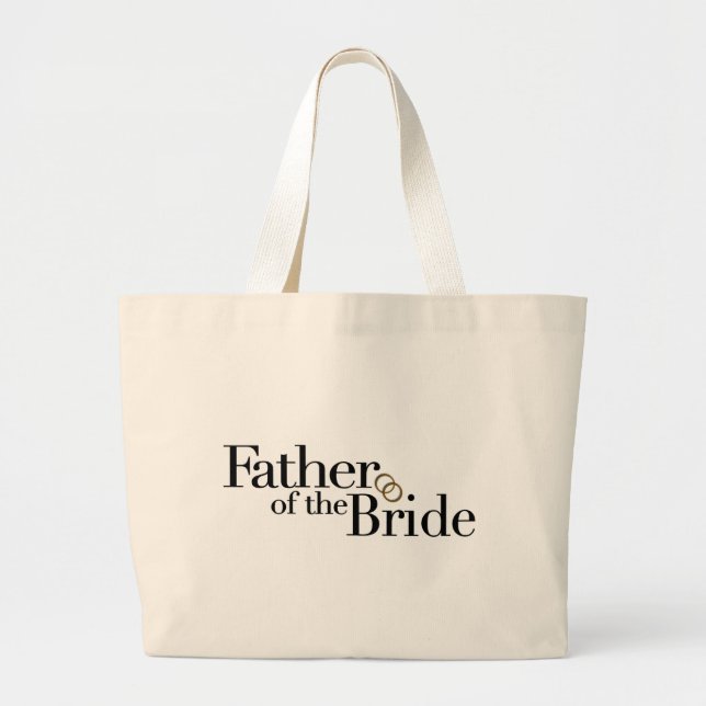 Bolsa Tote Grande Pai da noiva (Frente)
