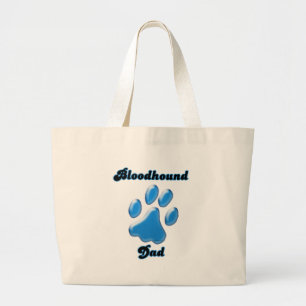 Bolsa Tote Grande Pai de Bloodon Blue Pawprint