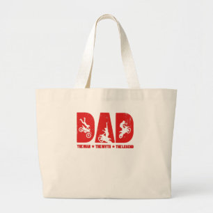 Bolsa Tote Grande Pai O Homem O Mito A Lenda Para Motocross
