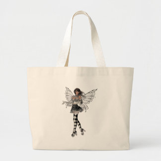 Bolsa Tote Grande País das fadas do Harlequin do KRW