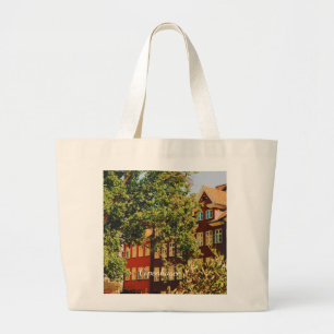 Bolsa Tote Grande Paisagem urbana de Copenhague - Dinamarca
