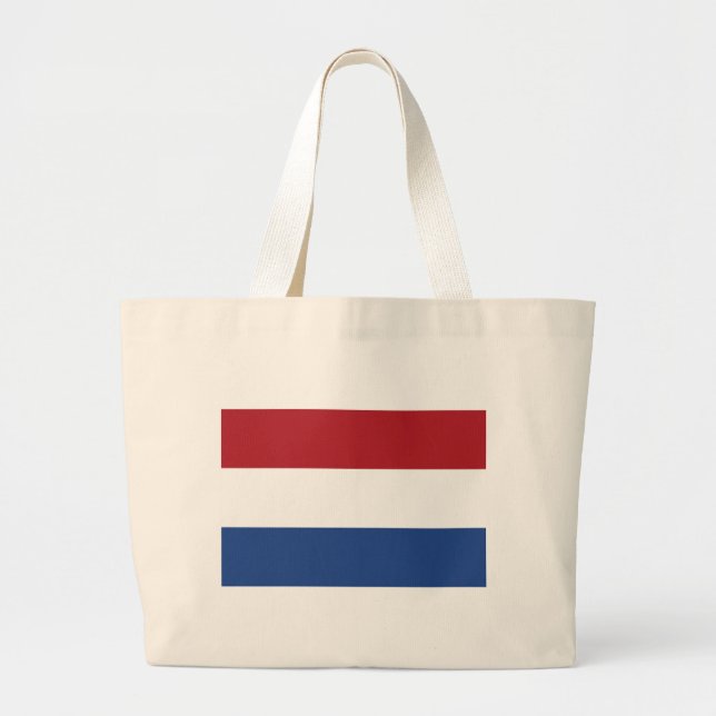 Bolsa Tote Grande Países Baixos Flag jtcn (Frente)