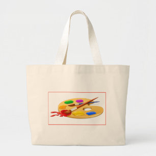 Bolsa Tote Grande Paleta do artista