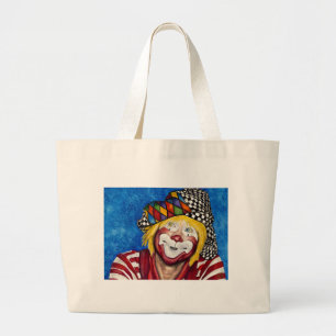 Bolsa Tote Grande Palhaço Ron Maslanka AKA Sam o Clow