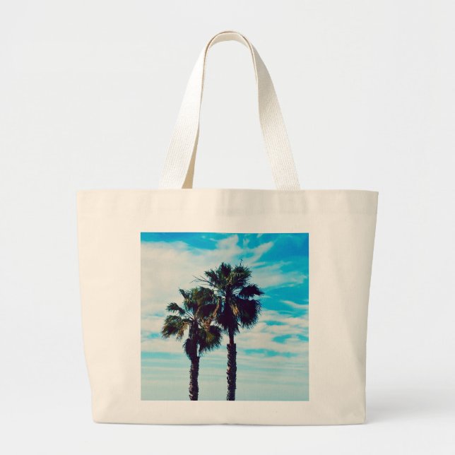 Bolsa Tote Grande Palm Tres Tote Bag (Frente)