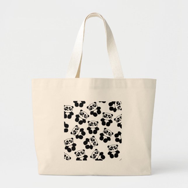 Bolsa Tote Grande Panda (Frente)