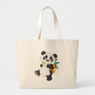 Bolsa Tote Grande Panda Bear com mochila