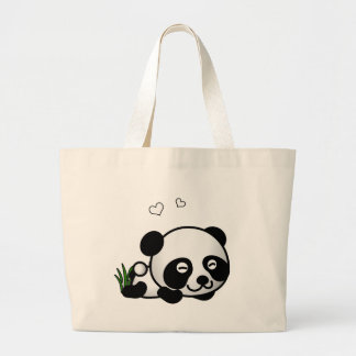 Bolsa Tote Grande Panda confiante
