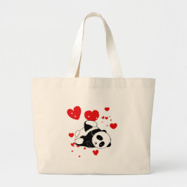 Bolsa Tote Grande pandas "urso panda" "bebê panda" "panda" "panda"