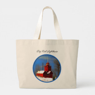 Bolsa Tote Grande Panorama Vermelho Grande Pintura Holandesa Arte Or