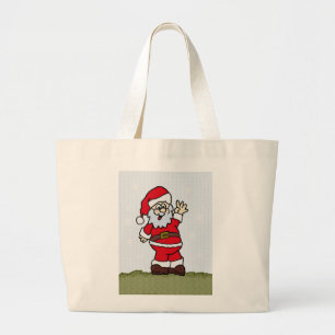 Bolsa Tote Grande Papai noel