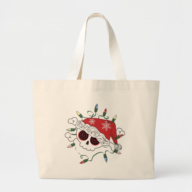 Bolsa Tote Grande Papais noeis - Caveira (Frente)