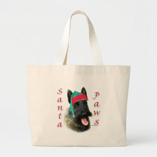Bolsa Tote Grande Papais noeis Terrier escocês (brindle)