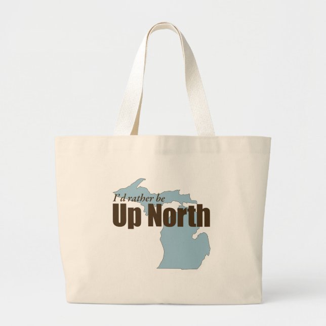 Bolsa Tote Grande Para norte - Michigan (Frente)