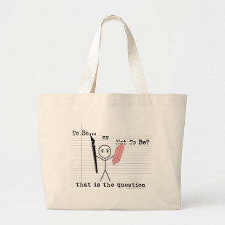 Bolsa Tote Grande Para ser ou não ser