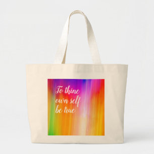Bolsa Tote Grande Para você ser verdadeiro Tote Bag de Jo Images