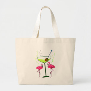 Bolsa Tote Grande "Paraíso que desperta"--Flamingo & Martini