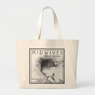Bolsa Tote Grande Parteiras melhora a sacola da parteira do