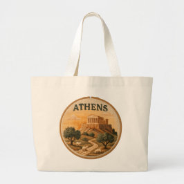 Bolsa Tote Grande Parthenon Acropolis