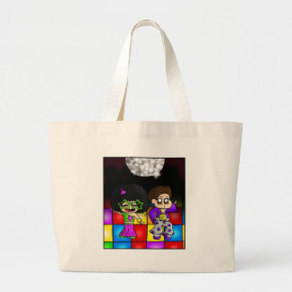 Bolsa Tote Grande Partido de disco