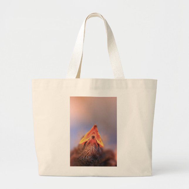 Bolsa Tote Grande Pássaro Bebê 2 (Frente)