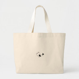 Bolsa Tote Grande Pássaro Pequeno Individual