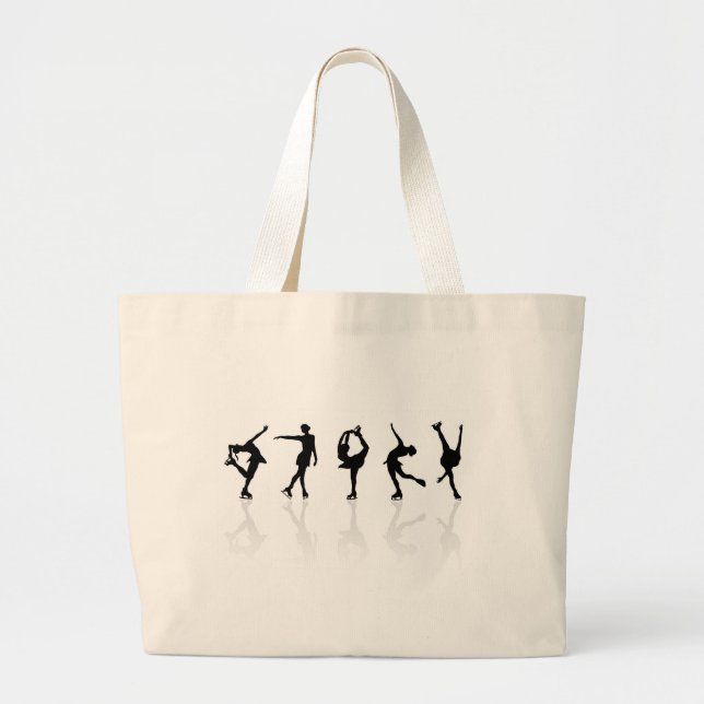 Bolsa Tote Grande Patinadores & reflexões (Frente)