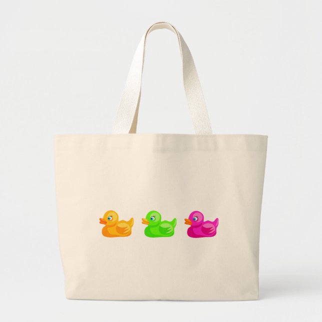 Bolsa Tote Grande Patos de borracha (Frente)