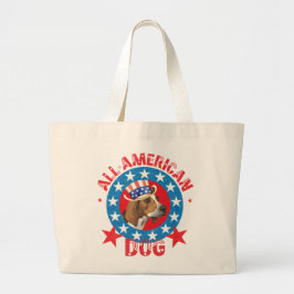 Bolsa Tote Grande Patriotic Treeing Walker