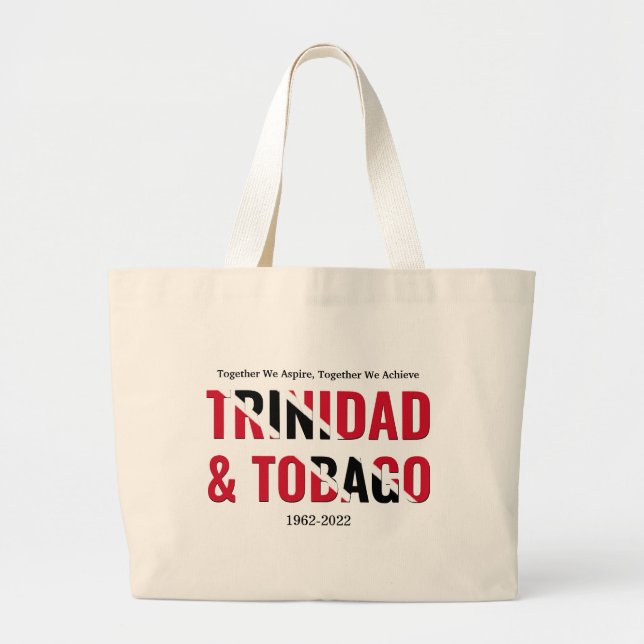 Bolsa Tote Grande Patriotic TRINIDAD 60th Anniversary (Frente)