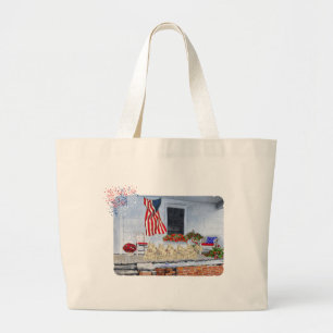 Bolsa Tote Grande Patriotic Wheaten Scottish Terriers