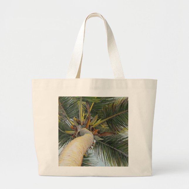 Bolsa Tote Grande Paul McGehee "Palm Tree" Tote Bag (Frente)