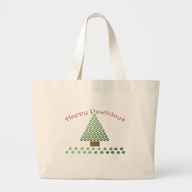 Bolsa Tote Grande pawlidays felizes copy1 (Frente)