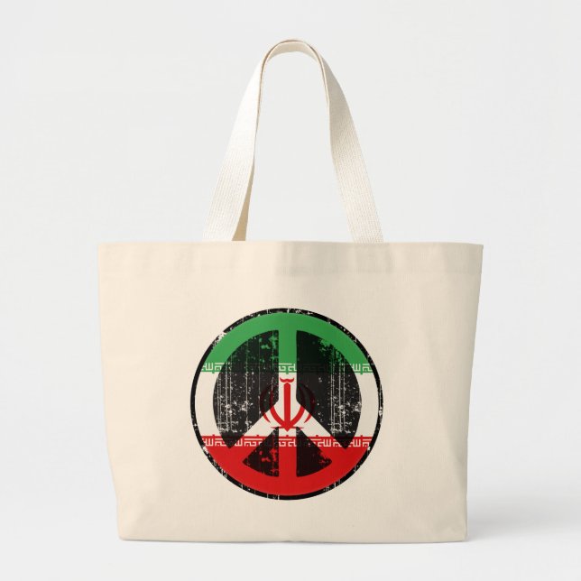 Bolsa Tote Grande Paz em Irã (Frente)