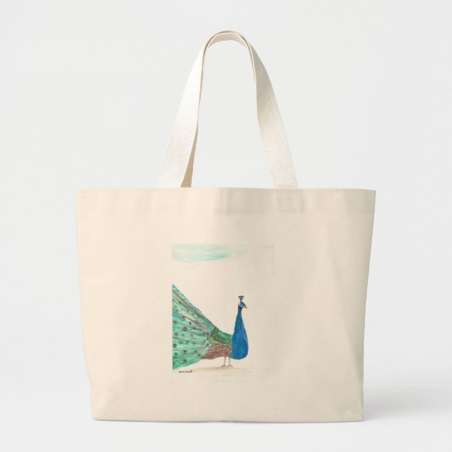 Bolsa Tote Grande Peacock (Frente)