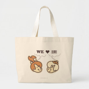 Bolsa Tote Grande Pebbles e Bam Bam Nós amamos