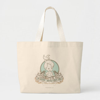 Bolsa Tote Grande Pebolhas Um Pouco De Birdy Me Disse