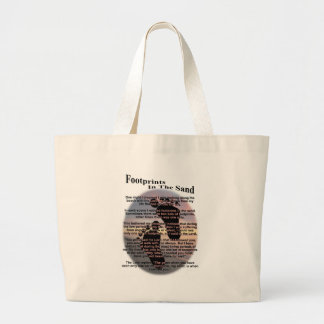 Bolsa Tote Grande Pegadas na areia