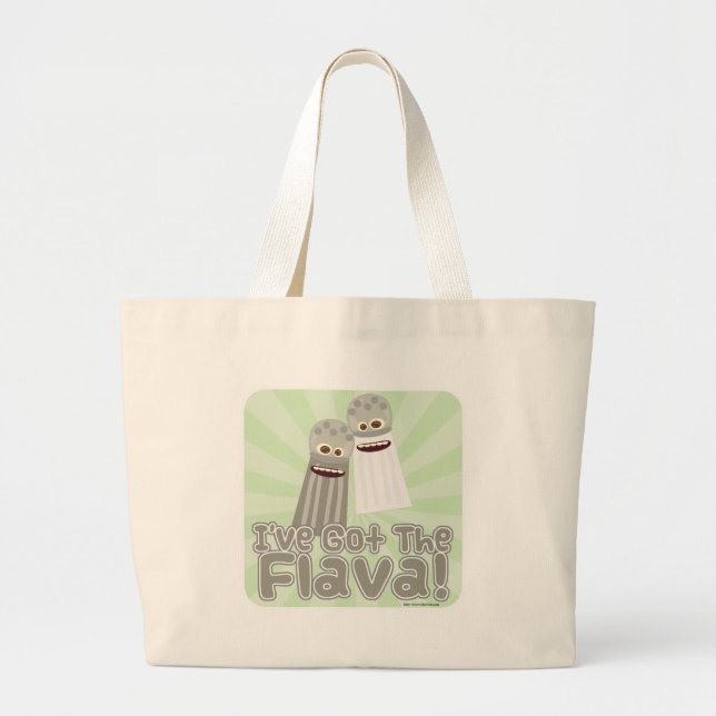 Bolsa Tote Grande Peguei a Flava! (Frente)