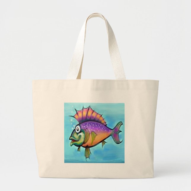 Bolsa Tote Grande Peixe (Frente)