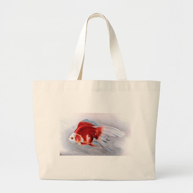 Bolsa Tote Grande Peixe dourado de Ryukin (Frente)