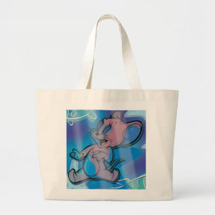 Bolsa Tote Grande Peixes Trippy de Jerry