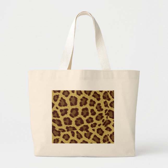 Bolsa Tote Grande Pele de Leopardo (Frente)