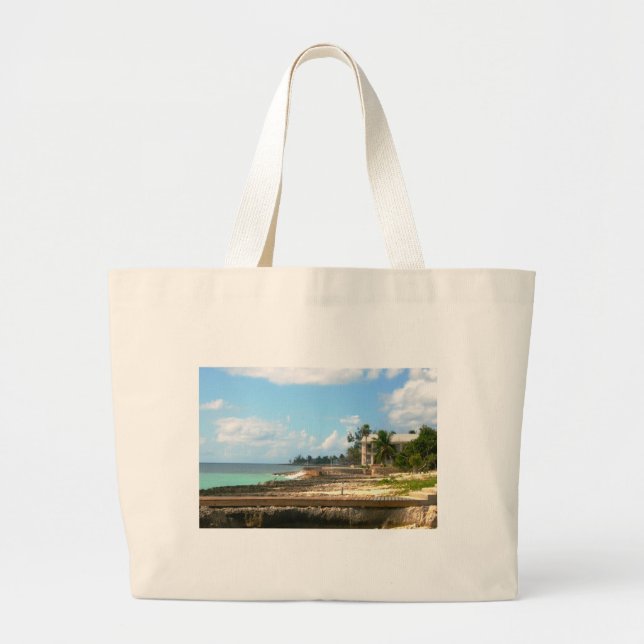 Bolsa Tote Grande Pelo oceano (Frente)